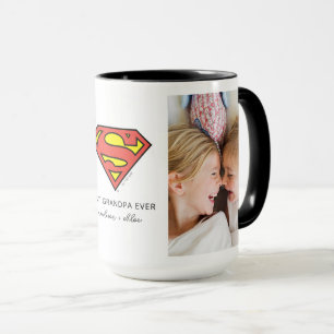 Superman S-Shield   Best Grandpa Photo Mug