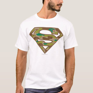 Superman S-Shield   Camouflage Logo T-Shirt