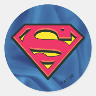 Superman S-Shield   Classic Logo Classic Round Sticker