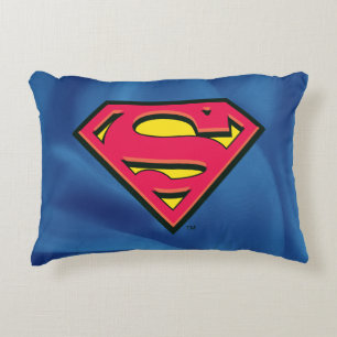 Superman S-Shield   Classic Logo Decorative Cushion