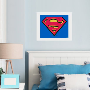 Superman S-Shield Classic Logo Foil Prints