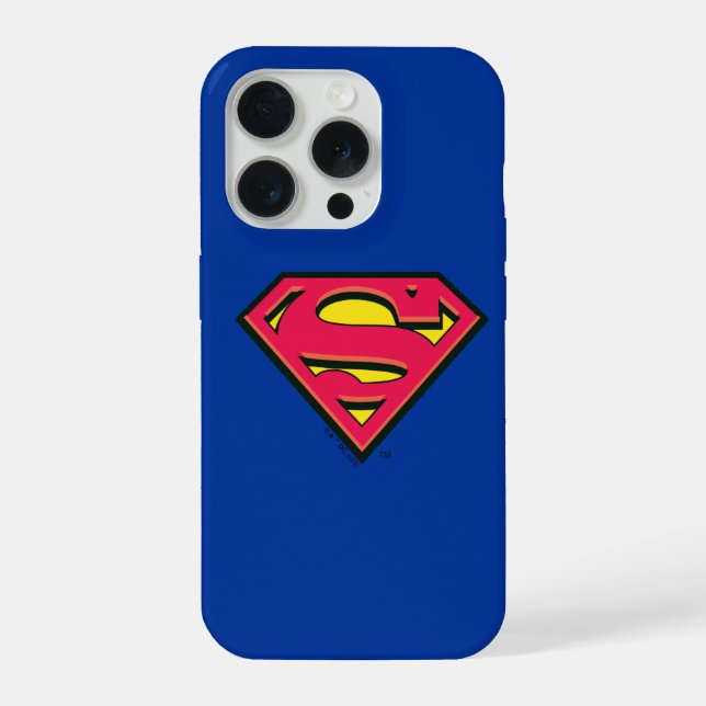 Superman S-Shield | Classic Logo iPhone Case (Back)