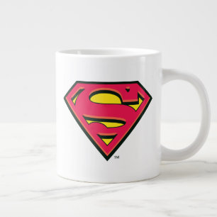 Superman S-Shield   Classic Logo Large Coffee Mug
