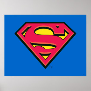 Superman S-Shield Classic Logo Poster