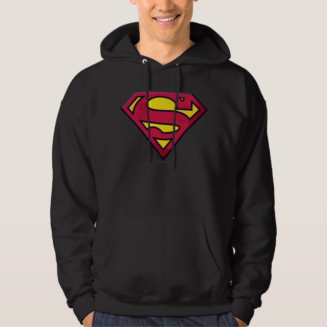 Superman S-Shield | Dirt Logo Hoodie (Front)