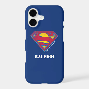 Superman S-Shield Dot Logo Add Your Name