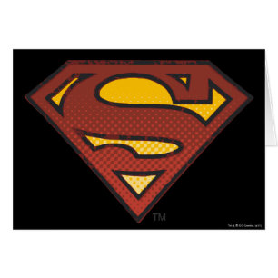 Superman S-Shield Faded Dots Logo