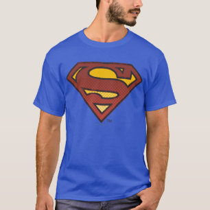 Superman S-Shield   Faded Dots Logo T-Shirt