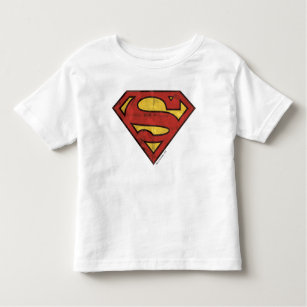 Superman S-Shield | Grunge Logo Toddler T-Shirt