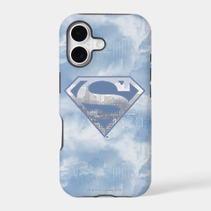 Superman S-Shield Light Blue City Logo
