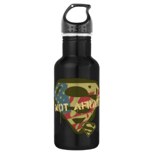 Superman S-Shield Not Afraid Logo 532 Ml Water Bottle