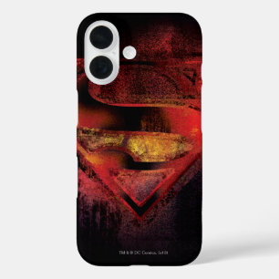 Superman S-Shield Painted Logo iPhone 16 Case