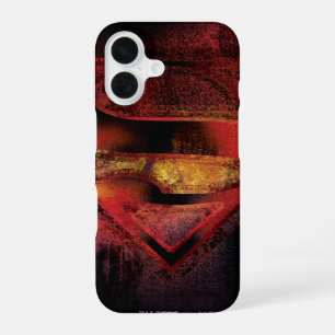 Superman S-Shield Painted Logo iPhone 16 Case