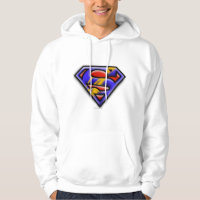 Superman S-Shield | Purple Airbrush Logo