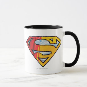 Superman S-Shield   Red and Orange Logo Mug