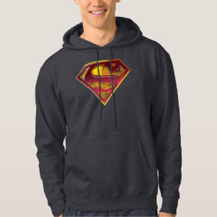 Superman S-Shield   Reflection Logo Hoodie