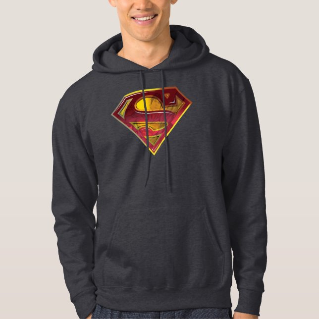 Superman S-Shield | Reflection Logo Hoodie (Front)