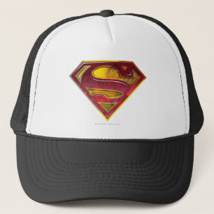 Superman S-Shield   Reflection Logo Trucker Hat