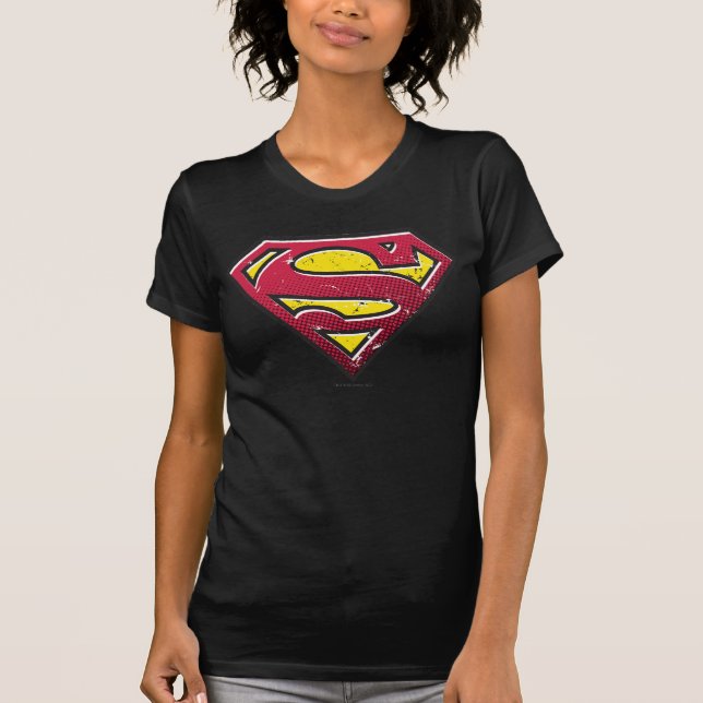 Superman S-Shield | Scratches Logo T-Shirt (Front)