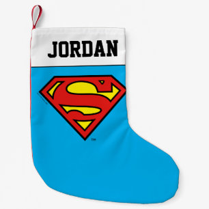 Superman S-Shield   Superman Logo Small Christmas Stocking