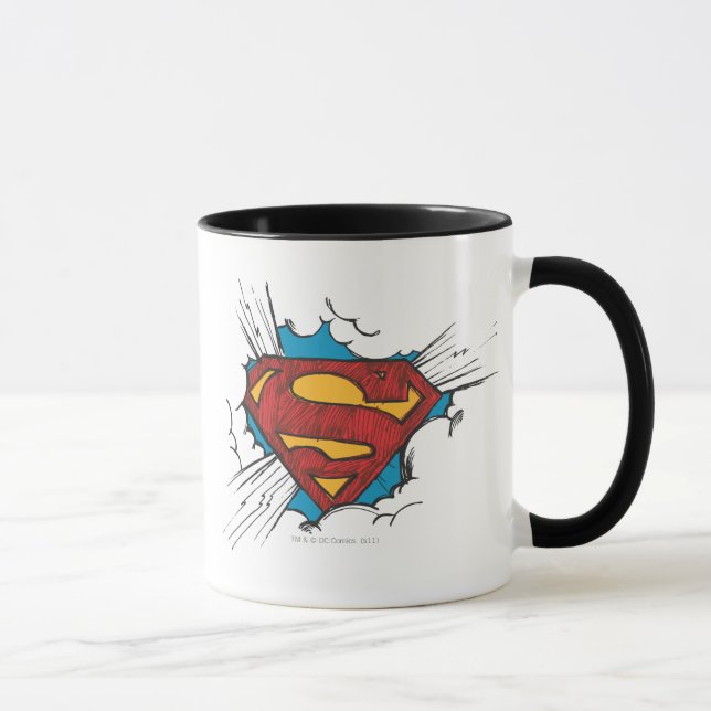 Superman S-Shield | Within Clouds Logo Mug (Right)