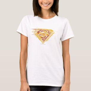 Superman S-Shield   Yellow and Red Logo T-Shirt