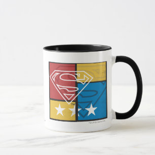Superman Shield with Stars Mug