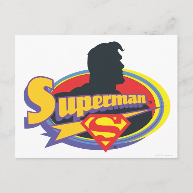 Superman Silhouette Postcard (Front)