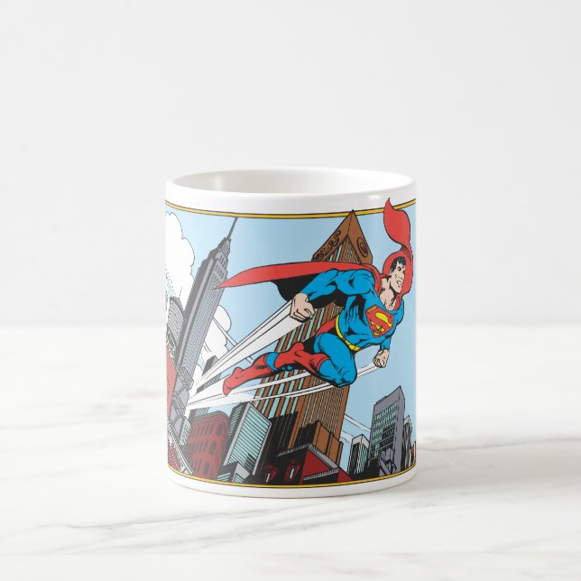 Superman & Skyscrapers Coffee Mug (Center)