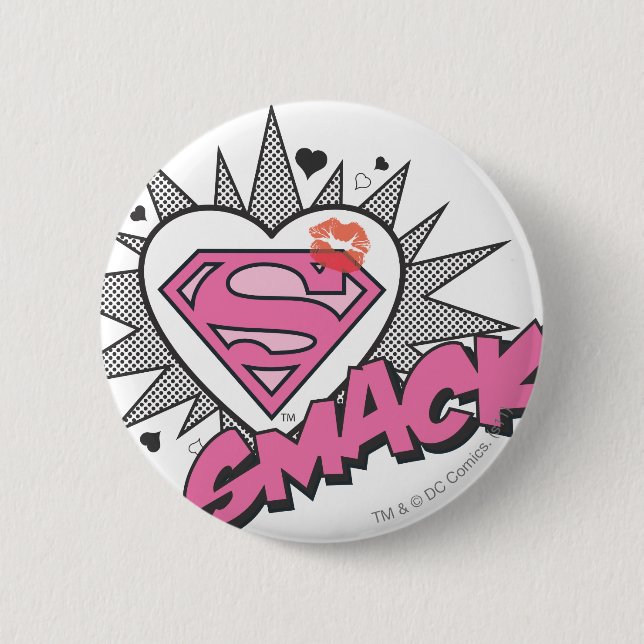 Superman - Smack 6 Cm Round Badge (Front)