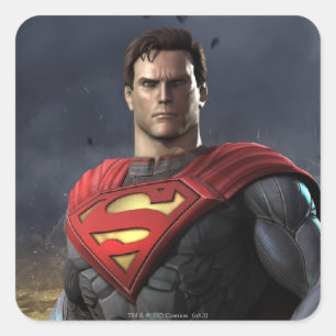 Superman Square Sticker