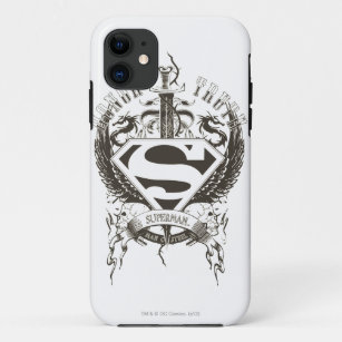 Superman Stylised   Honour, Truth and Justice Logo iPhone 11 Case