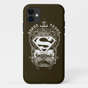 Superman Stylised   Honour, Truth and Justice Logo iPhone 11 Case