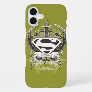 Superman Stylised Honour, Truth and Justice Logo iPhone Case