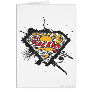 Superman Stylised Logo with letters Logo