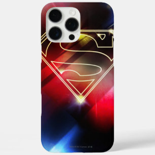 Superman Stylised   Shiny Yellow Outline Logo iPhone 16 Pro Max Case