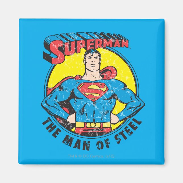 Superman The Man of Steel Magnet (Front)