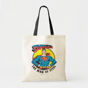 Superman The Man of Steel Tote Bag