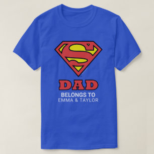Superman This Super Dad Belongs To T-Shirt