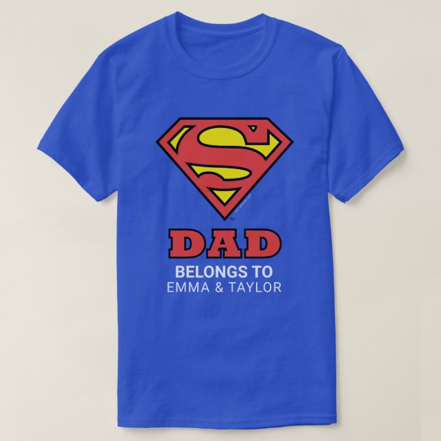 Superman | This Super Dad Belongs To T-Shirt (Design Front)