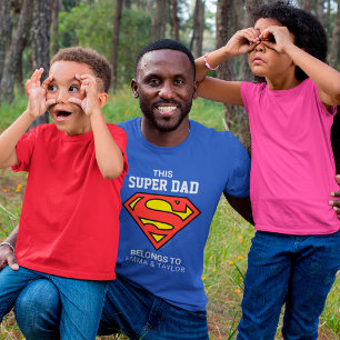 Superman This Super Dad Belongs To T-Shirt
