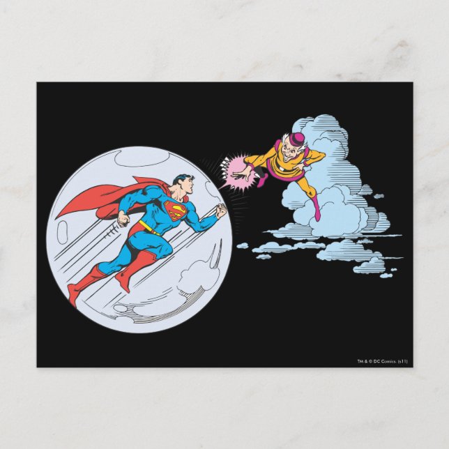 Superman Trapped in Bubble Postcard (Front)