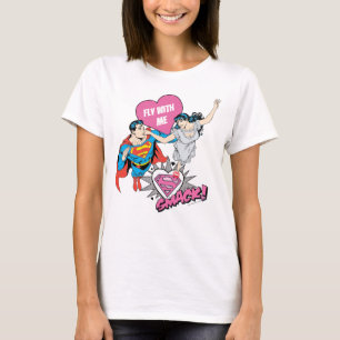 Superman Valentine's Day   Fly With Me T-Shirt