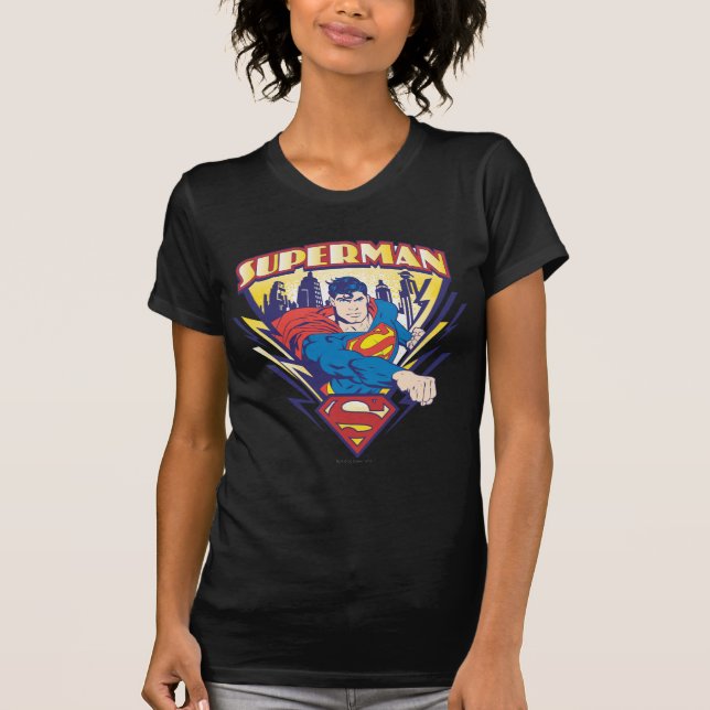 Superman with Electricity T-Shirt (Front)