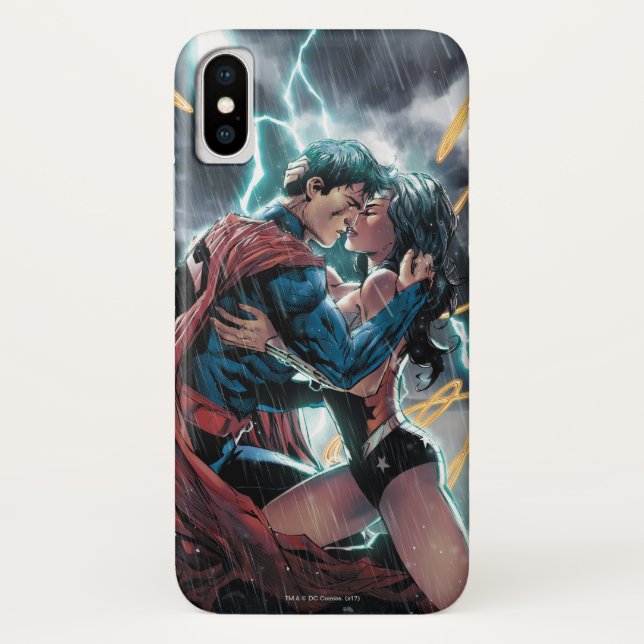 Superman/Wonder Woman Comic Promotional Art Case-Mate iPhone Case (Back)