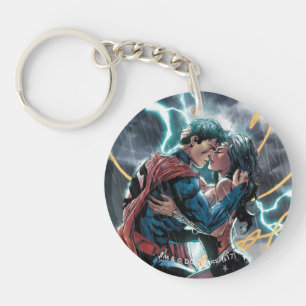 Superman/Wonder Woman Comic Promotional Art Key Ring