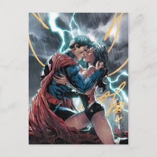 Superman/Wonder Woman Comic Promotional Art Postcard