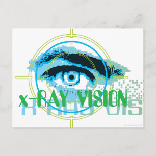 Superman Xray Vision Postcard