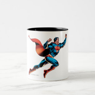 Superman Yells Two-Tone Coffee Mug