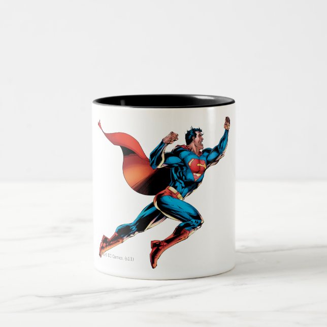 Superman Yells Two-Tone Coffee Mug (Center)